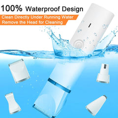 Veeconn dog clippers kit rechargeable battery for extended cordless grooming