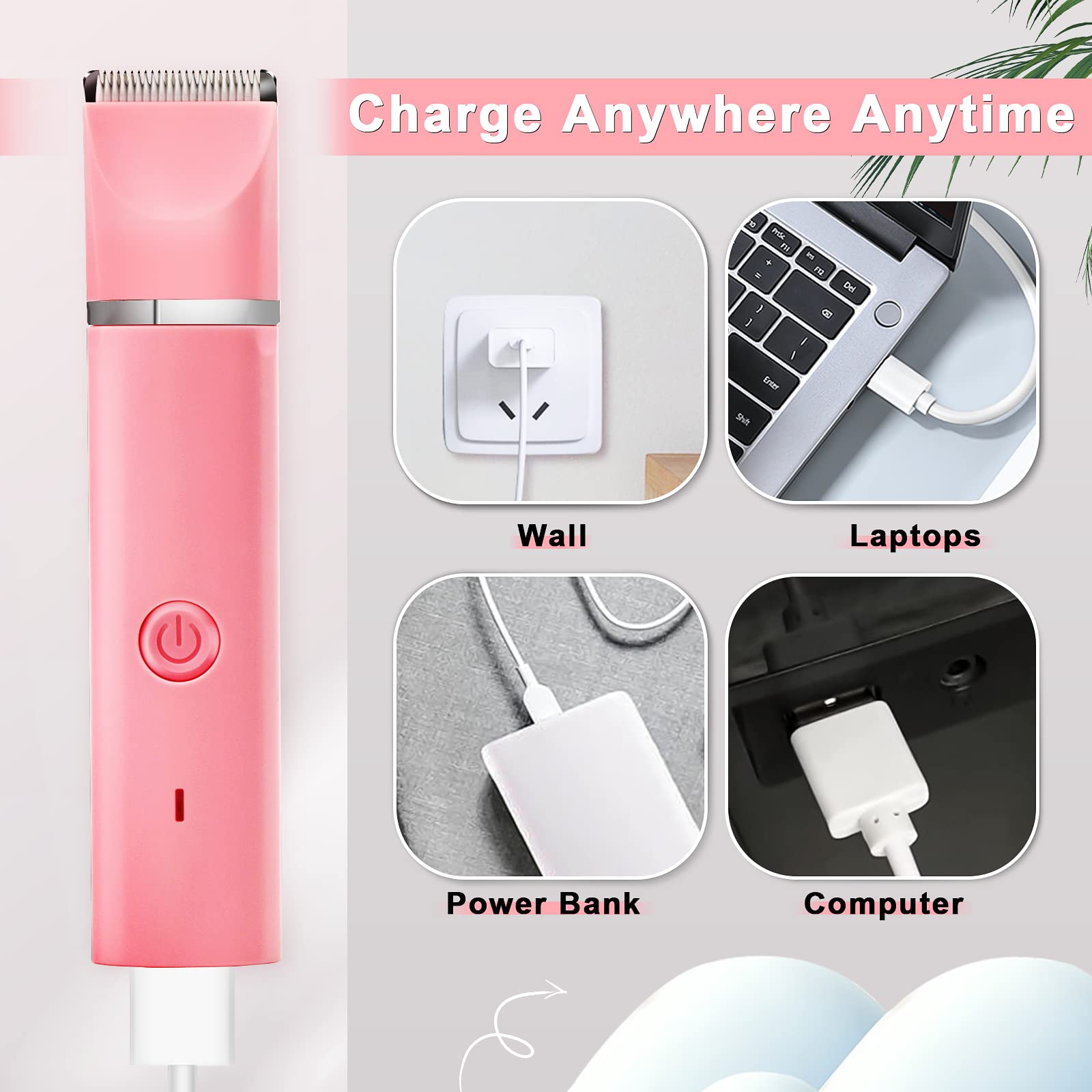 Veeconn dog grooming clips washable design for easy cleaning after sessions