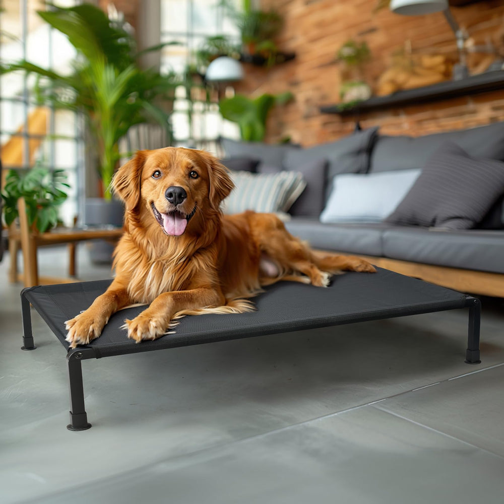 Veehoo bed supports up to 90 lbs for large dogs
