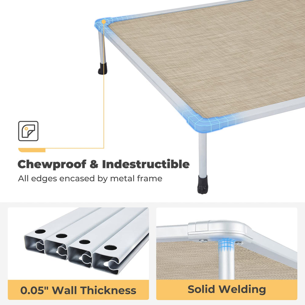 Veehoo easy-clean mesh resists dog hair and dirt, making maintenance quick.