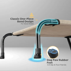 Veehoo XXXL slope-headrest demonstrates neck-support for resting