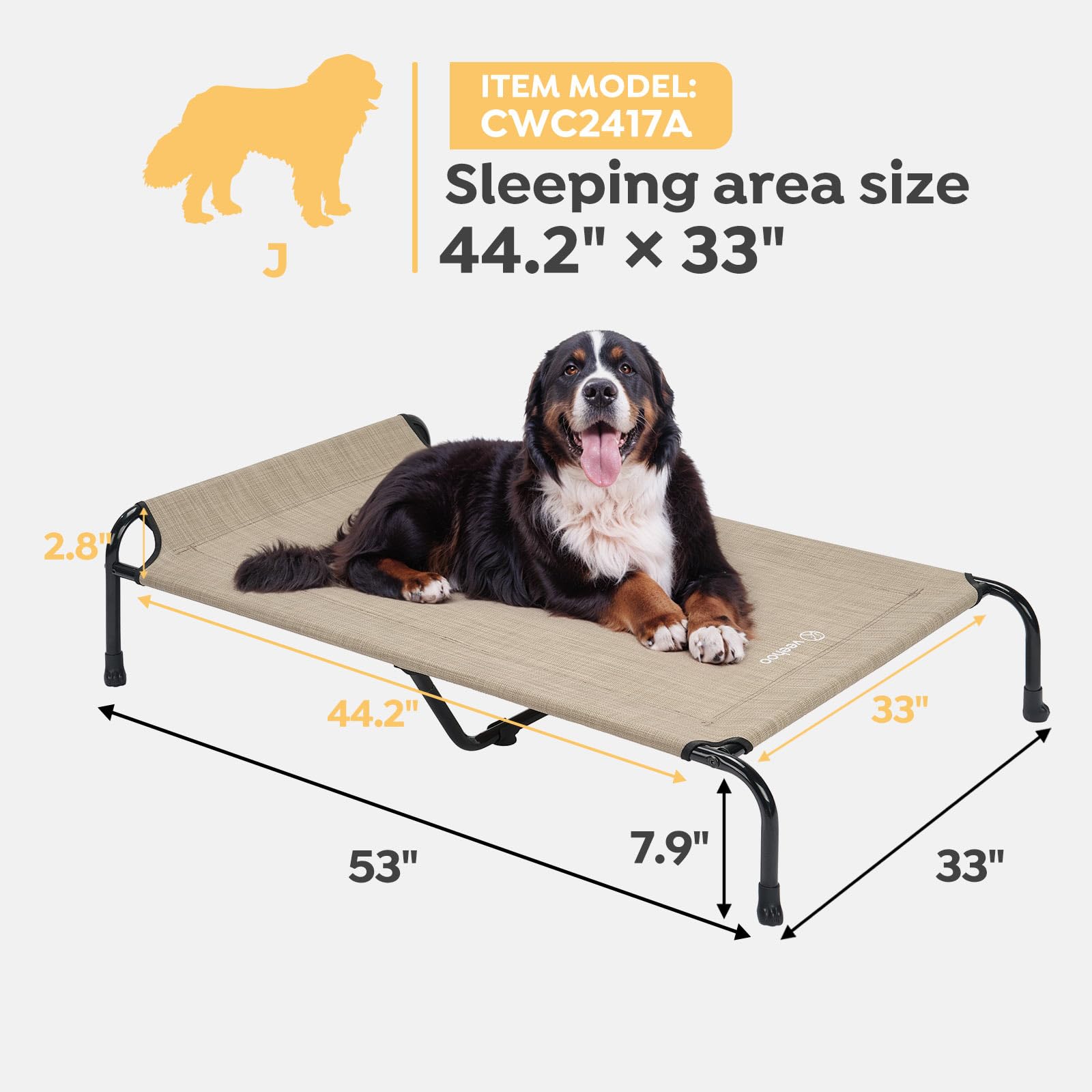 Veehoo XXXL Teslin-fabric surface is waterproof and UV-resistant