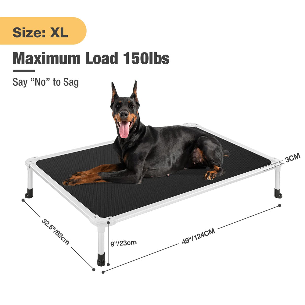Veehoo 9 inch off ground elevated bed improves air circulation and cleanliness