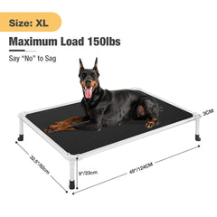 Veehoo 9 inch off ground elevated bed improves air circulation and cleanliness