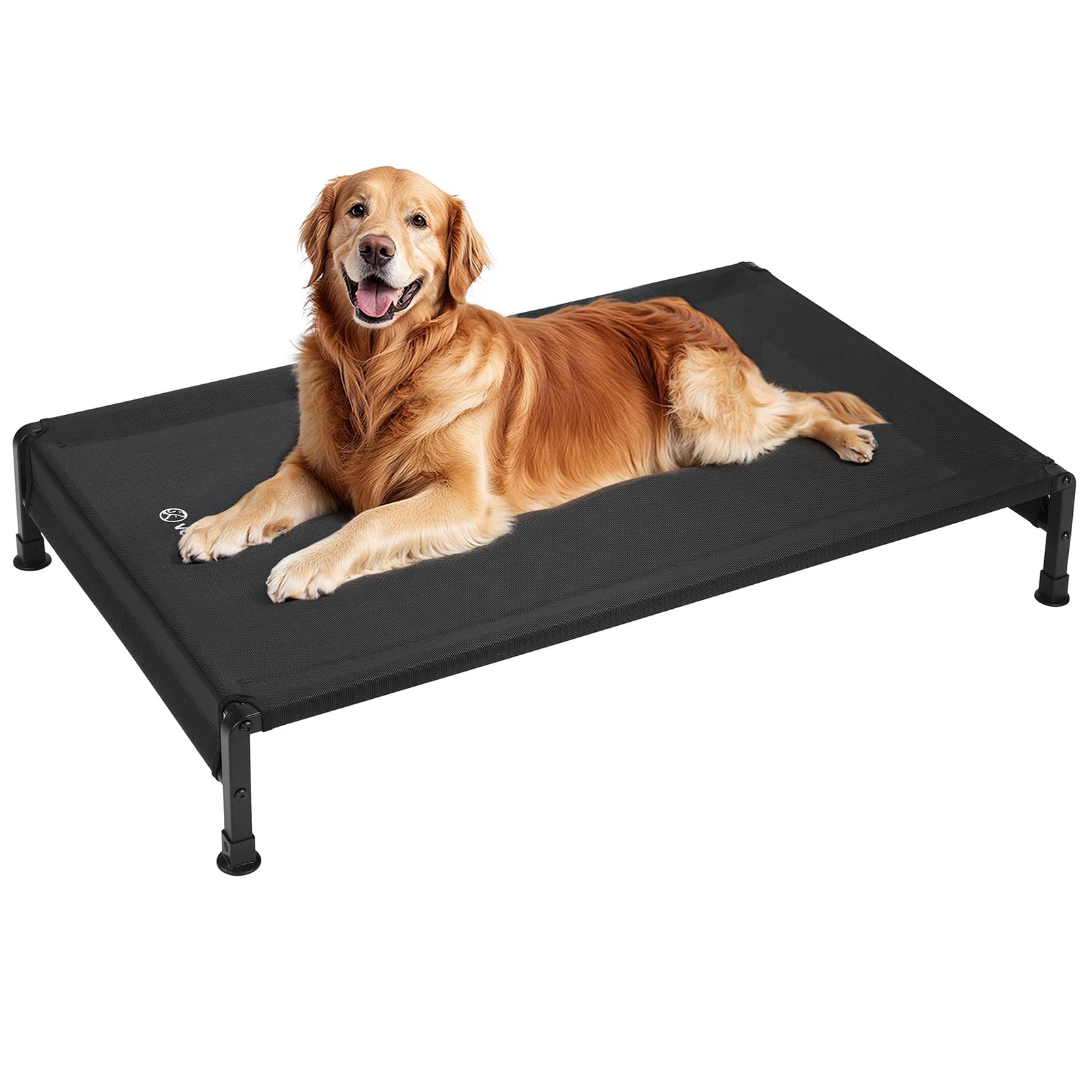Veehoo cooling outdoor dog bed frame – elevated support for large breeds