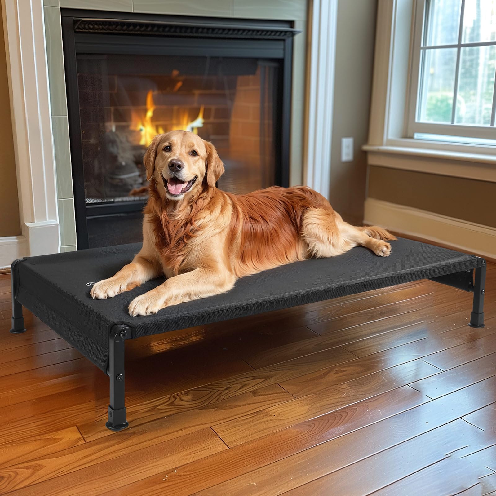 Veehoo cooling outdoor dog bed washable mesh – easy cleanup after adventures