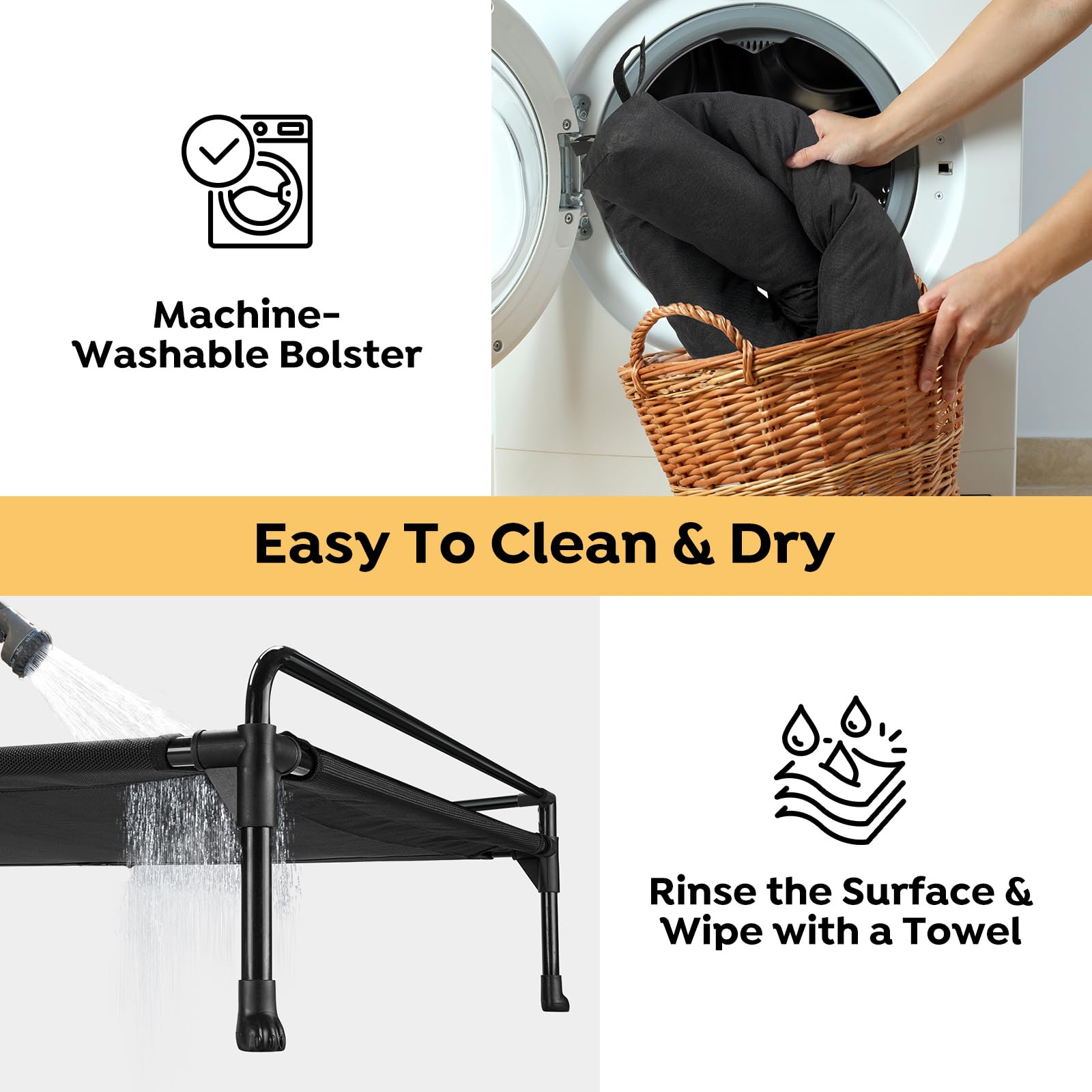 Veehoo no-tools assembly and portable setup for home or travel