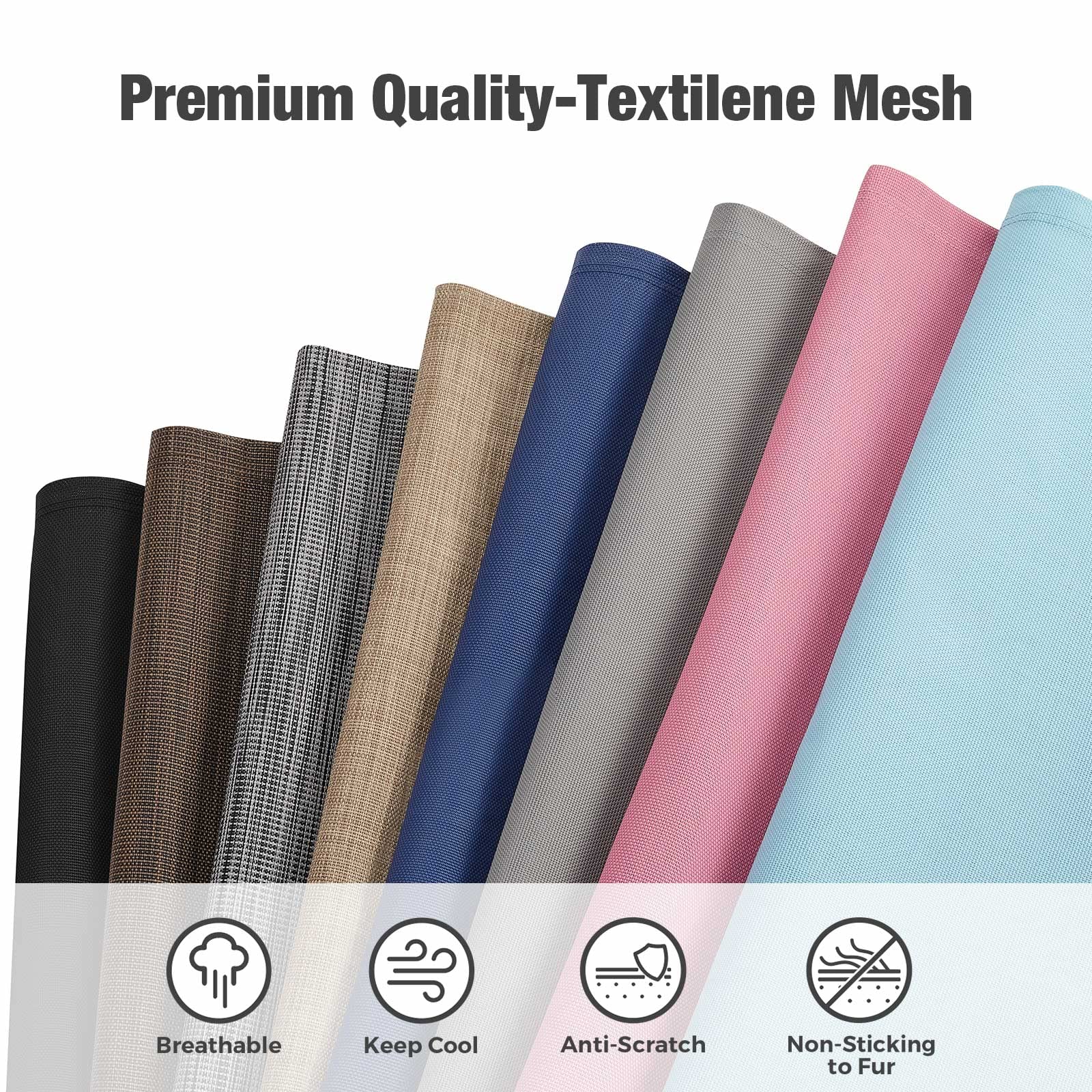 Veehoo easy-cleaning dog bed designed for hose-off maintenance