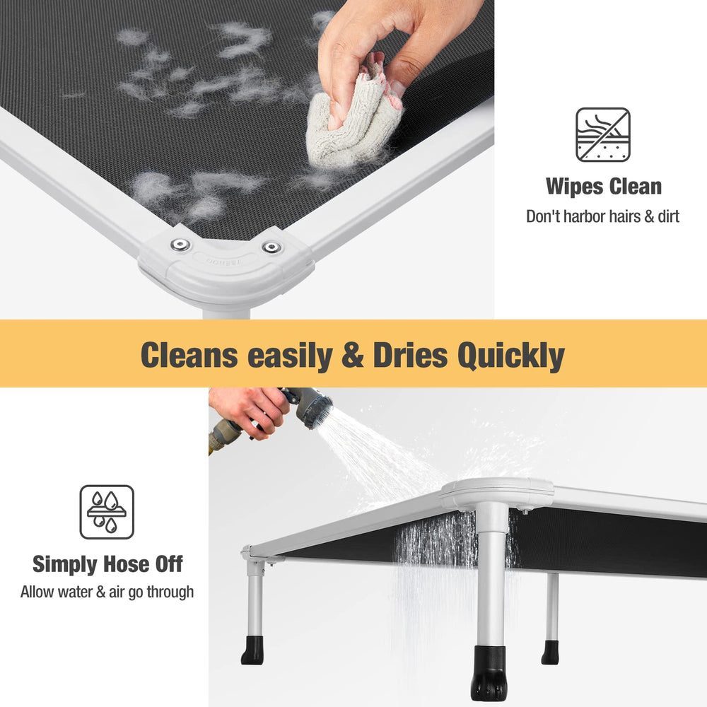 Veehoo easy-clean design helps remove hair and grime with a quick rinse.