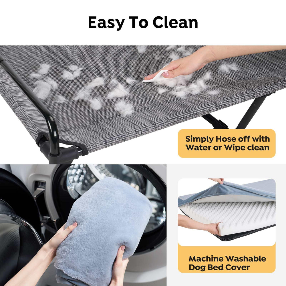 Veehoo egg crate foam cushions joints for a comfortable resting experience.