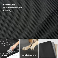 Veehoo Teslin mesh center image illustrating breathable cooling surface.