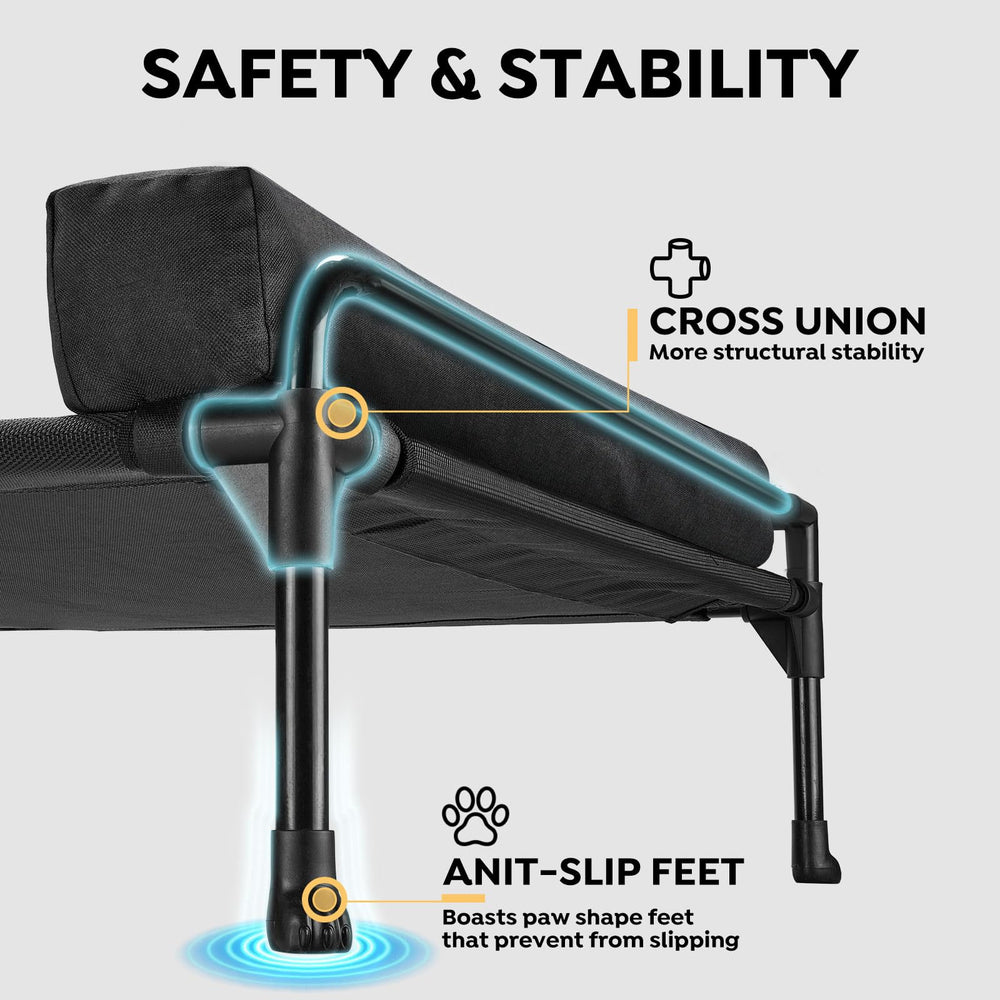 Veehoo three-sided bolster provides secure snuggling support for restful naps