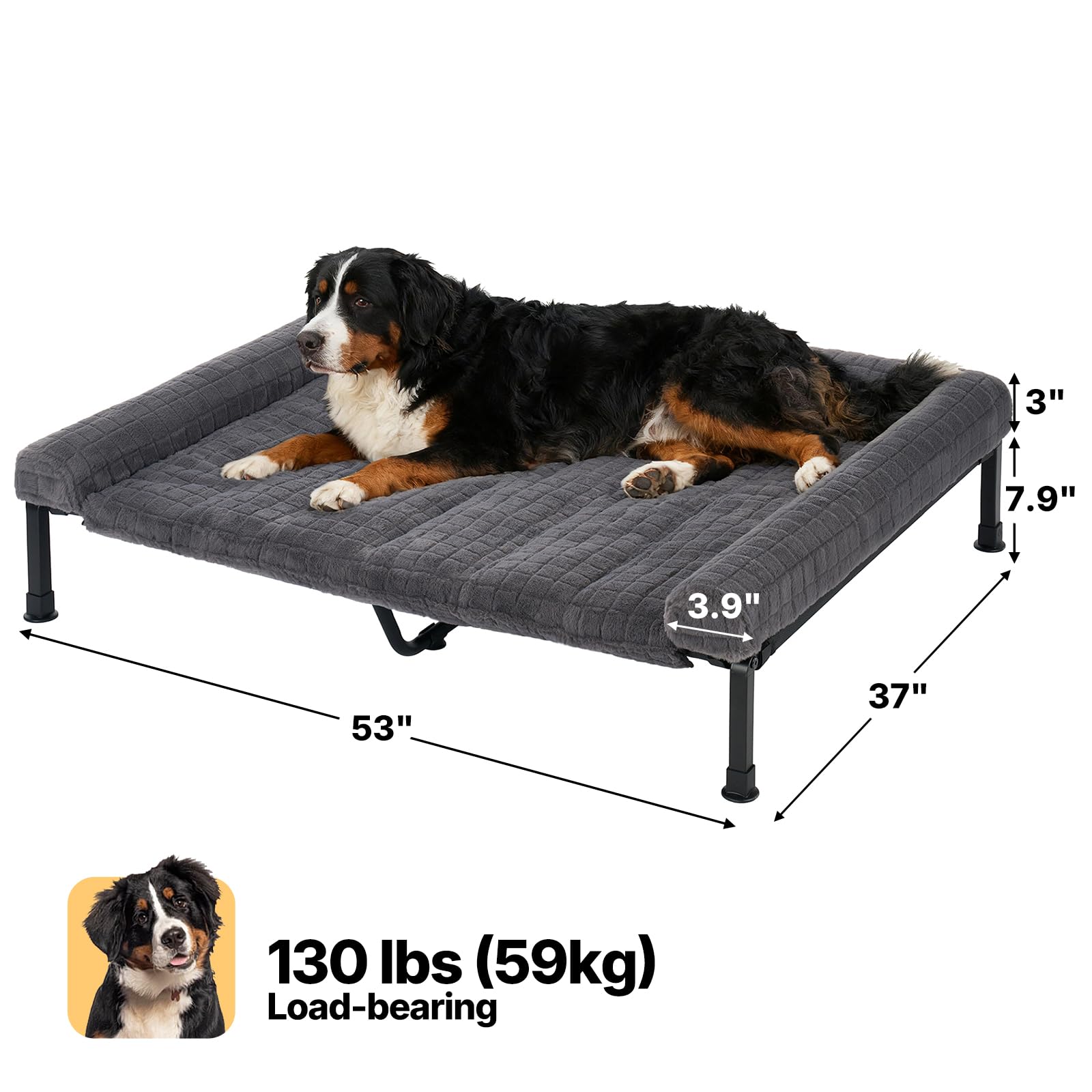 Veehoo non-slip feet photo shows secure placement on various floors