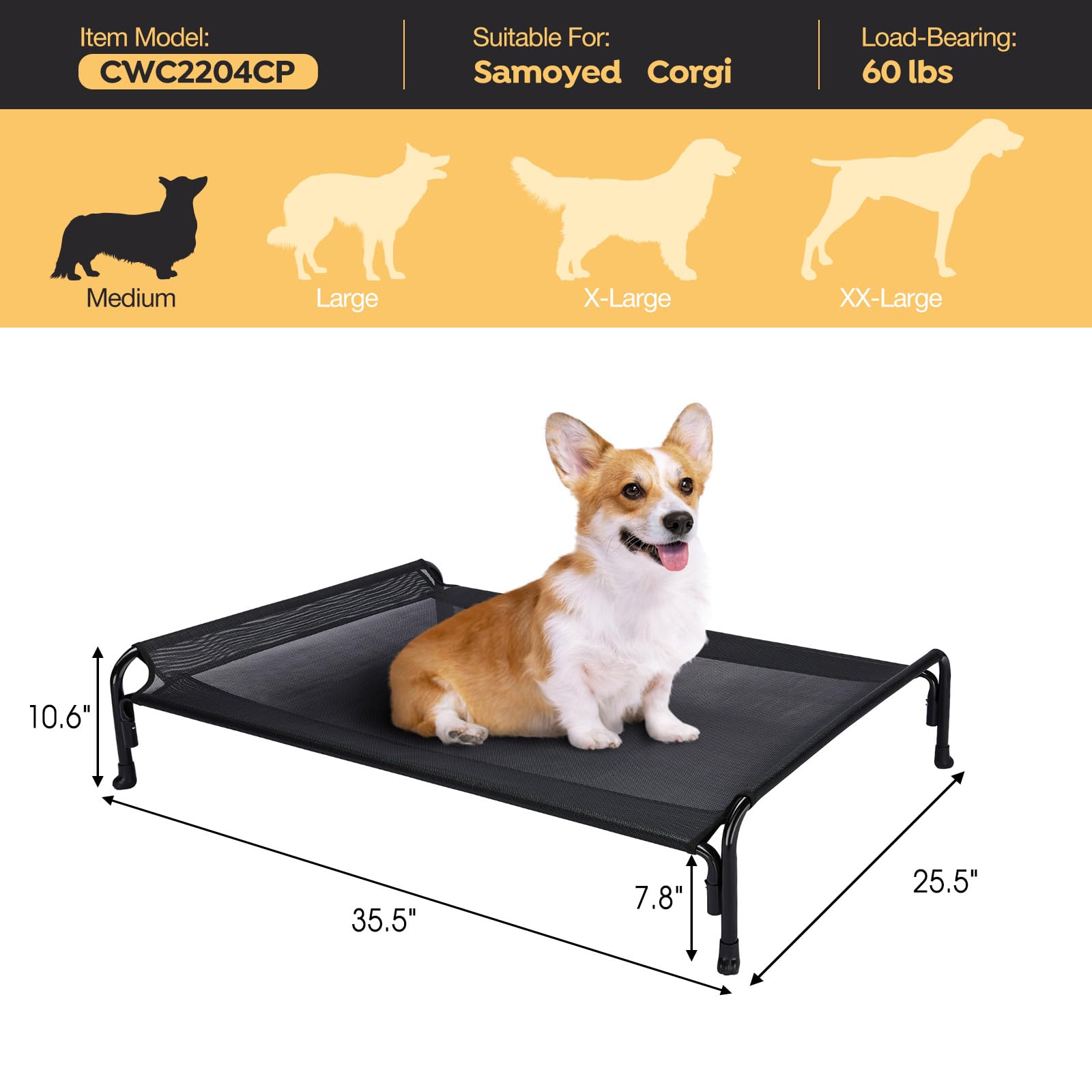 Veehoo sturdy frame close-up showcasing powder-coated steel
