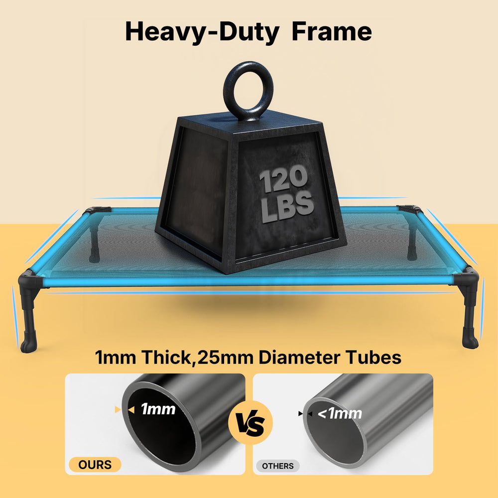 Veehoo three-way connector illustration emphasizing sturdy elevated platform