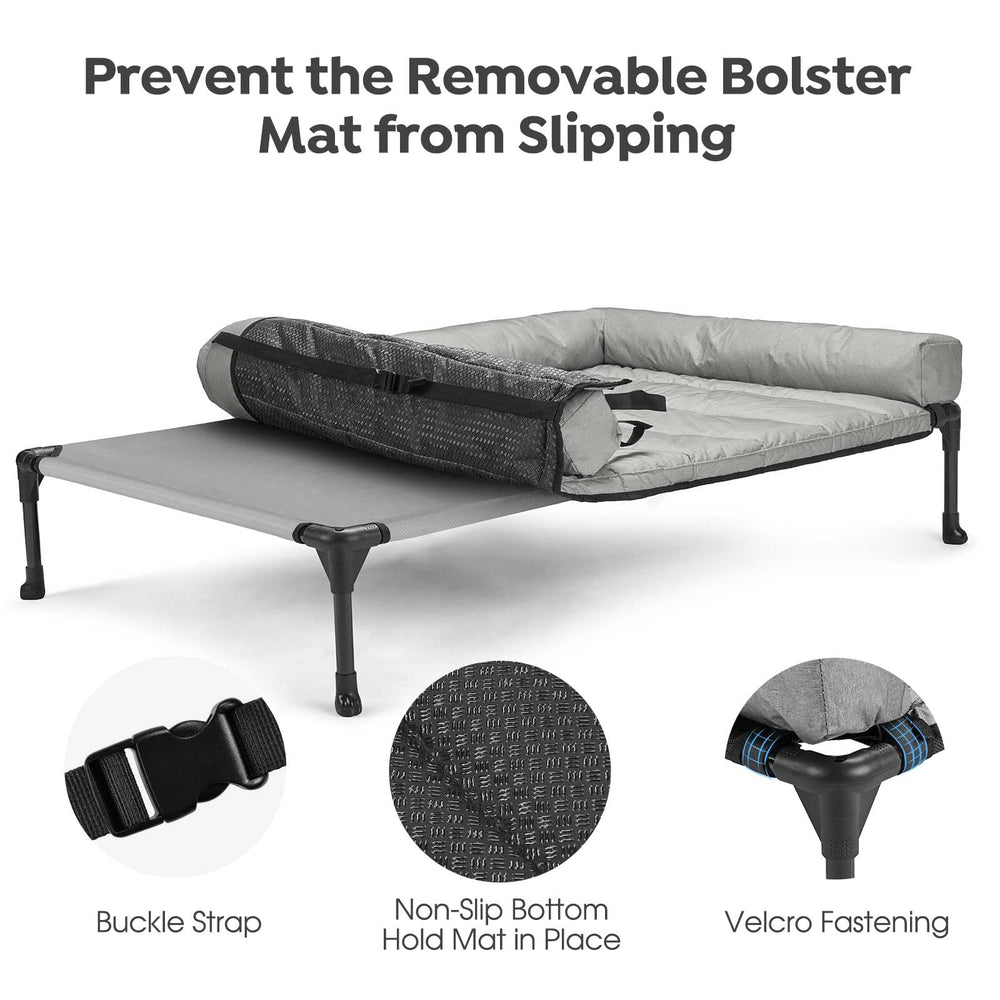 Veehoo powder-coated steel frame emphasizes durability and stability.