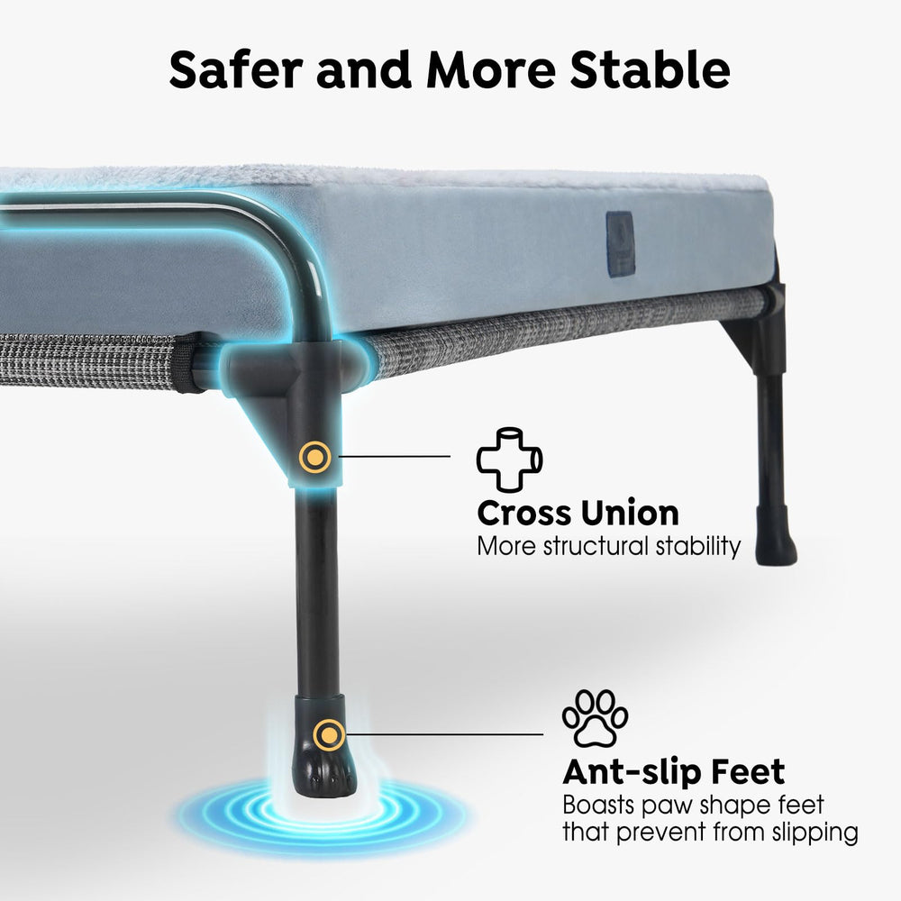 Veehoo removable dog bed mat allows quick cleaning and versatile setup for travel.