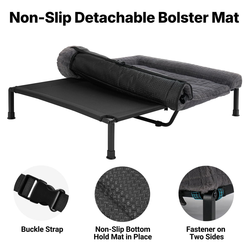 Veehoo removable mat image demonstrates machine-washable cushion for easy cleaning