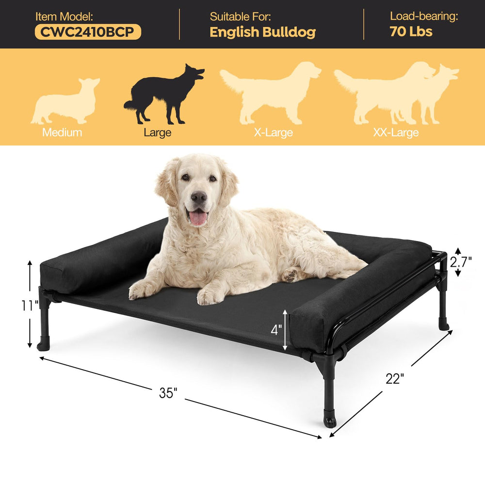 Veehoo removable pillow bolster offers flexible sleeping options for dogs.