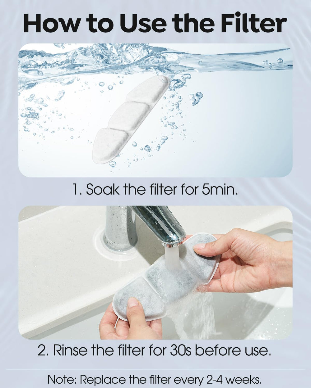 Veehoo scale inhibitor boosts filtration life by minimizing mineral buildup.