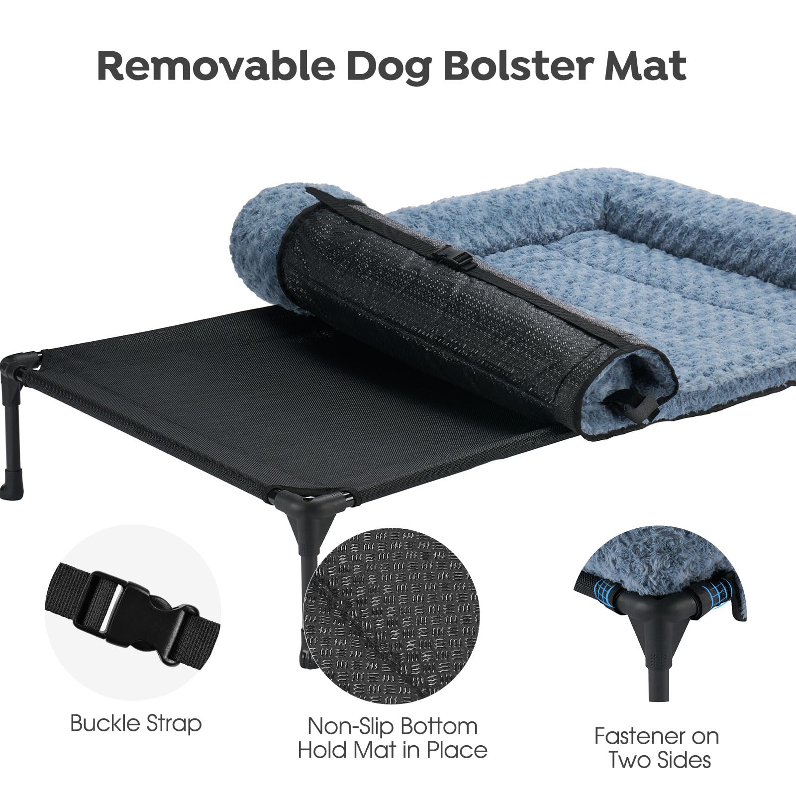 Veehoo Teslin mesh provides breathable cooling during hot days.