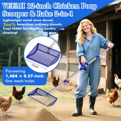 VEEMI 35-inch adjustable handle shows easy reach for tall users