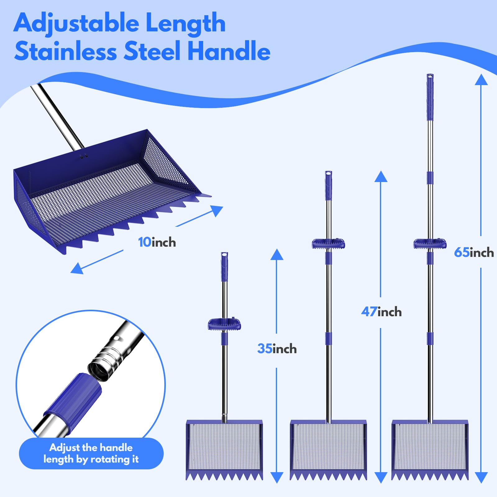 VEEMI versatile tool doubles as cat litter and beach sand shovel