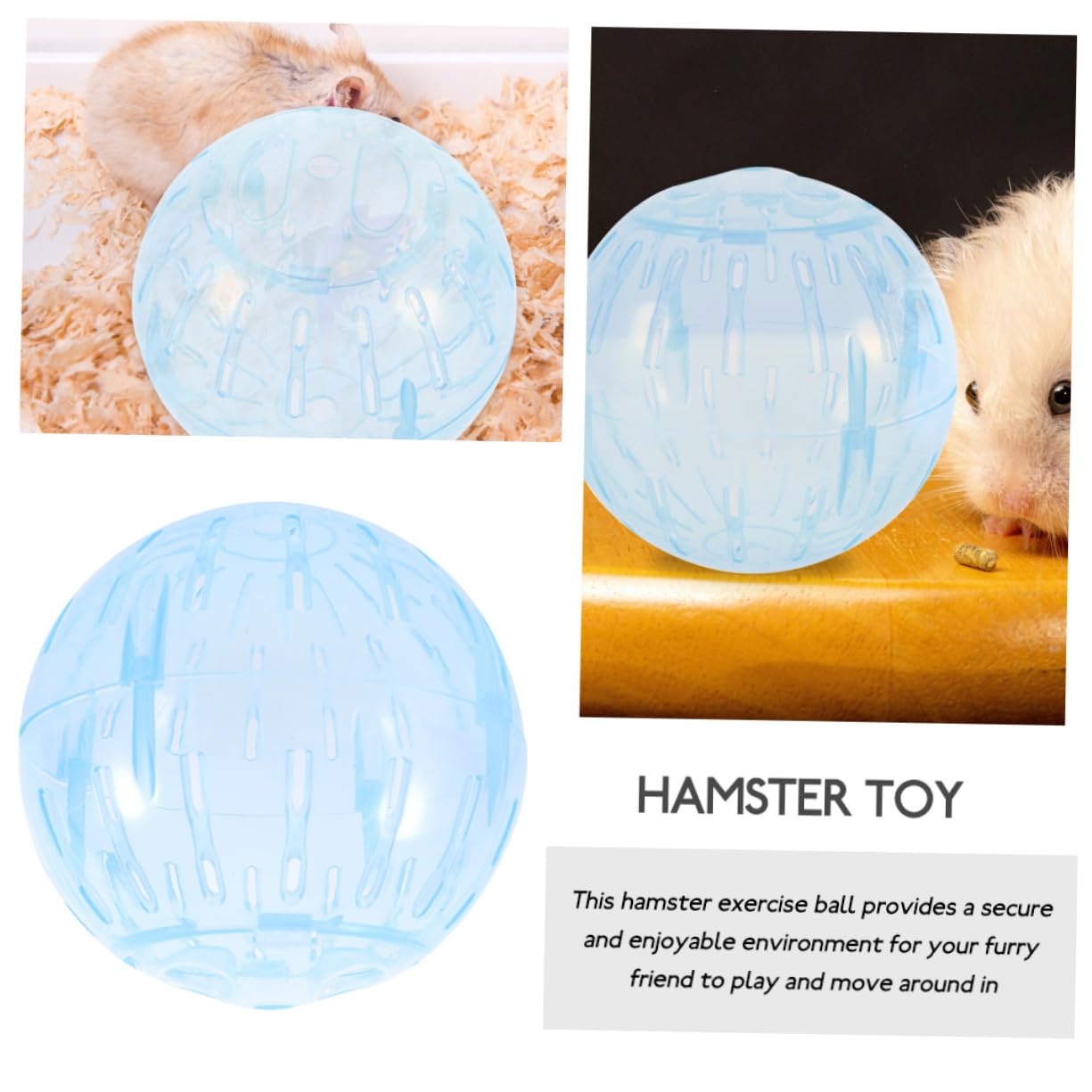 Veemoon hamster ball easy to assemble and clean for daily use