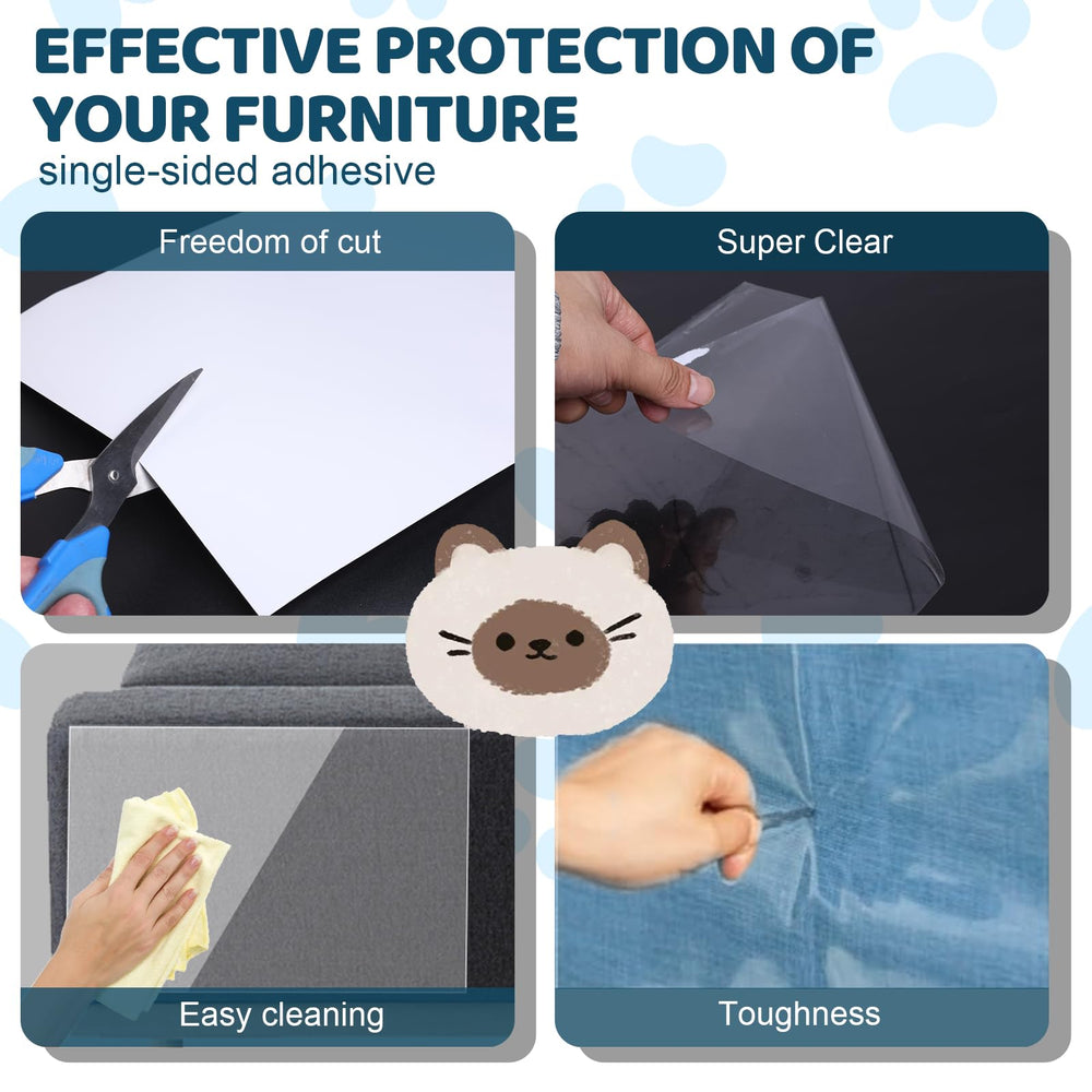 Vefhby scratching pad cut-to-fit for couches, shelves, and windows