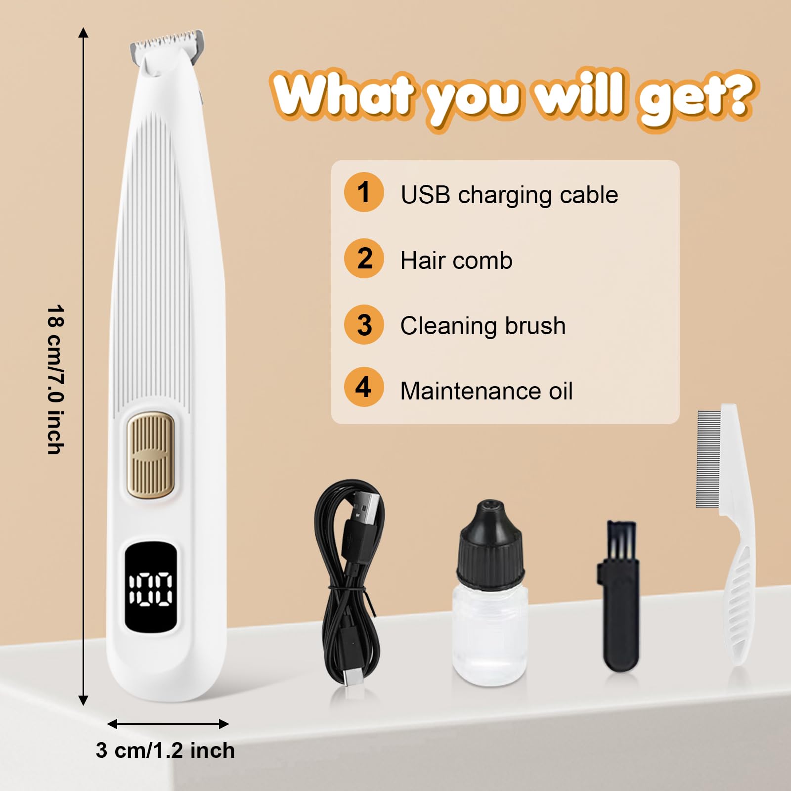 Vehequny paw trimmer offers a 3-year warranty and responsive support.