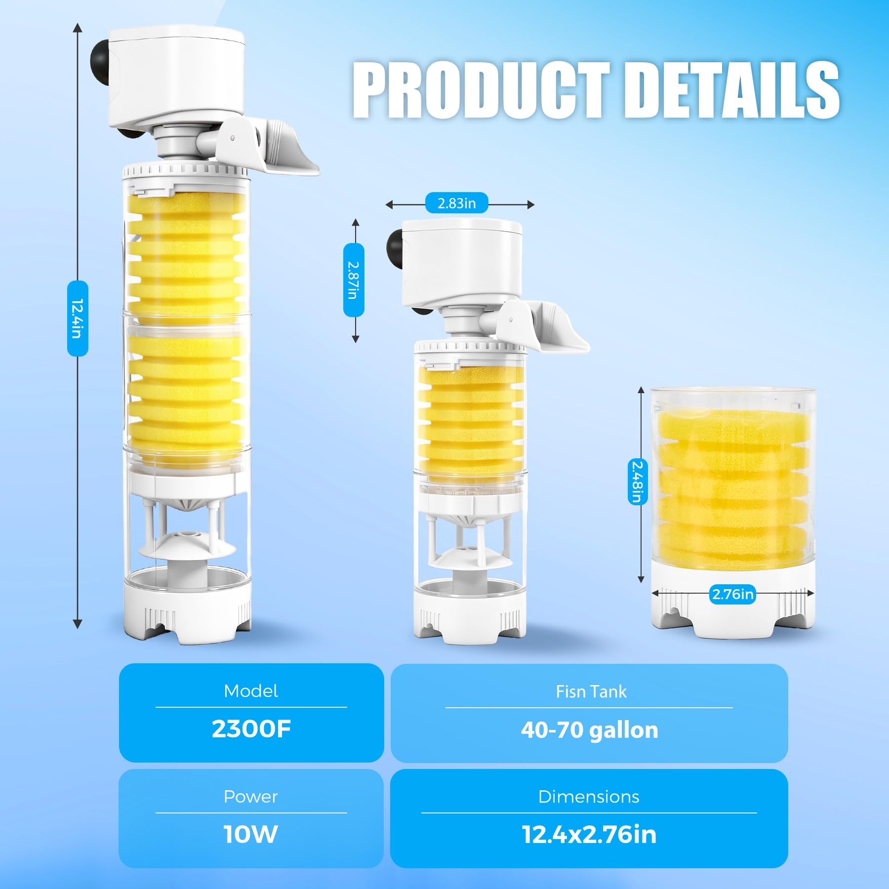 Vehipa 40-70 gallon setup image guides compatibility and tank planning