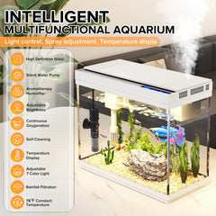 Vehipa aquarium 3-in-1 filtration pump highlights easy maintenance and healthy water.