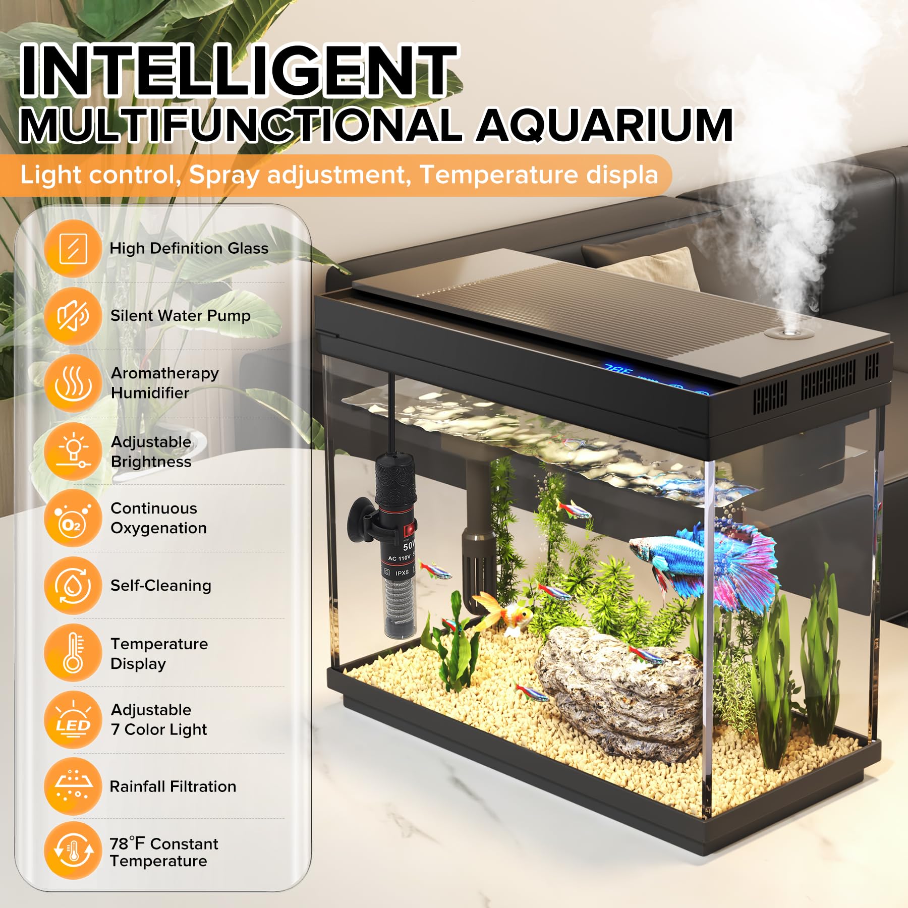 Vehipa quiet 3 in 1 pump close up shows filtration oxygenation and circulation in action