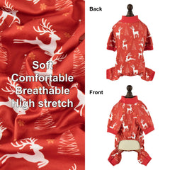 Vehomy 2-pack Christmas PJs show dual patterns for cute holiday moments.