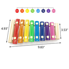 Vehomy xylophone mounted on coop wall demonstrates tool-free installation for quick setup.