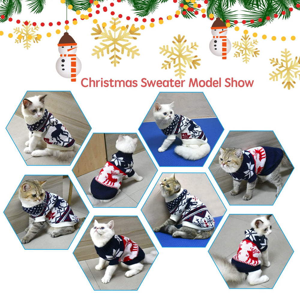Easy-on, easy-off Vehomy sweaters help pets stay warm with less fuss.