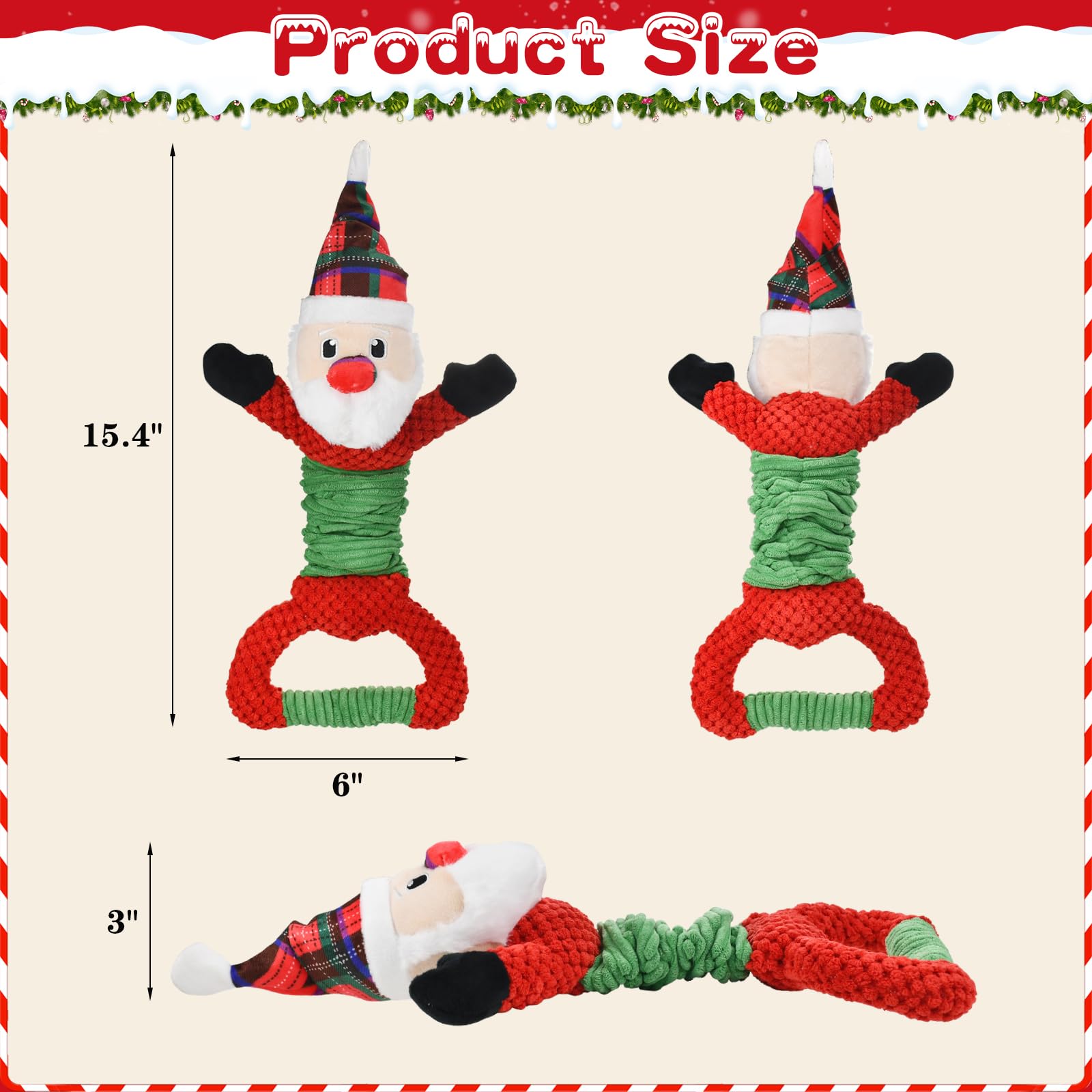 Vehomy elk dog toy closeup emphasizes sturdy construction for tug-of-war fun.