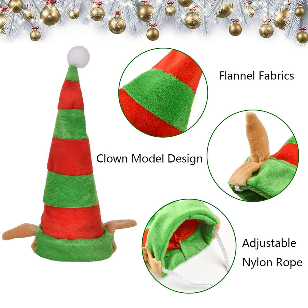Vehomy puppy Christmas elf hat for cute seasonal moments.