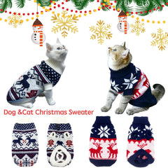 Soft acrylic Vehomy knitwear keeps kittens and puppies comfortable.