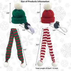 Vehomy woolen hat green for small pets, adds colorful charm during Christmas celebrations.