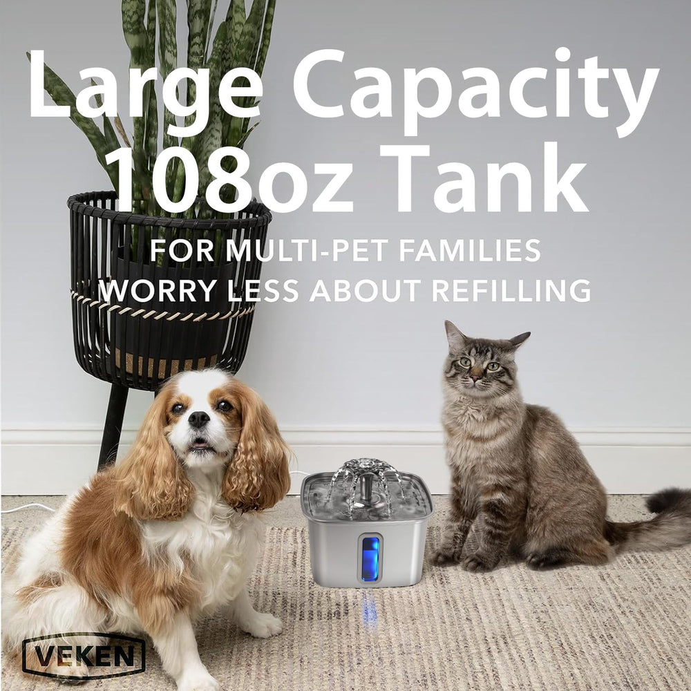 Veken 304 stainless steel body conveys premium build and easy cleaning