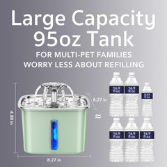 Veken 5-stage filtration system closeup emphasizes clean water with carbon and silver components.