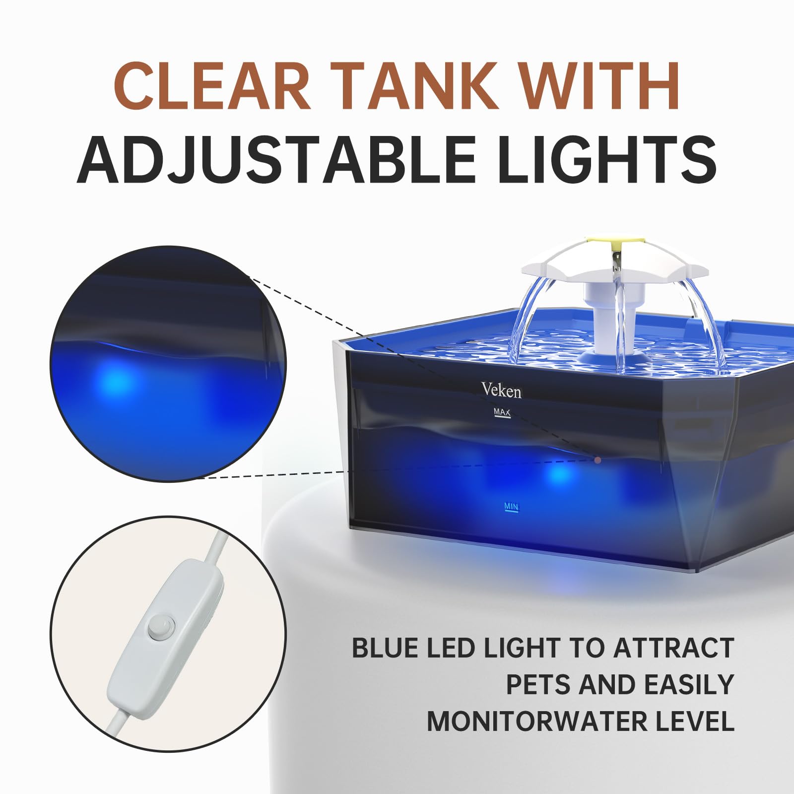 Veken easy-clean design and assembly supports quick setup and maintenance