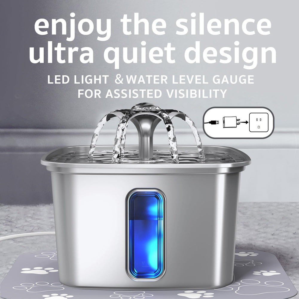 Veken multi-stage filtration system traps debris for cleaner water.