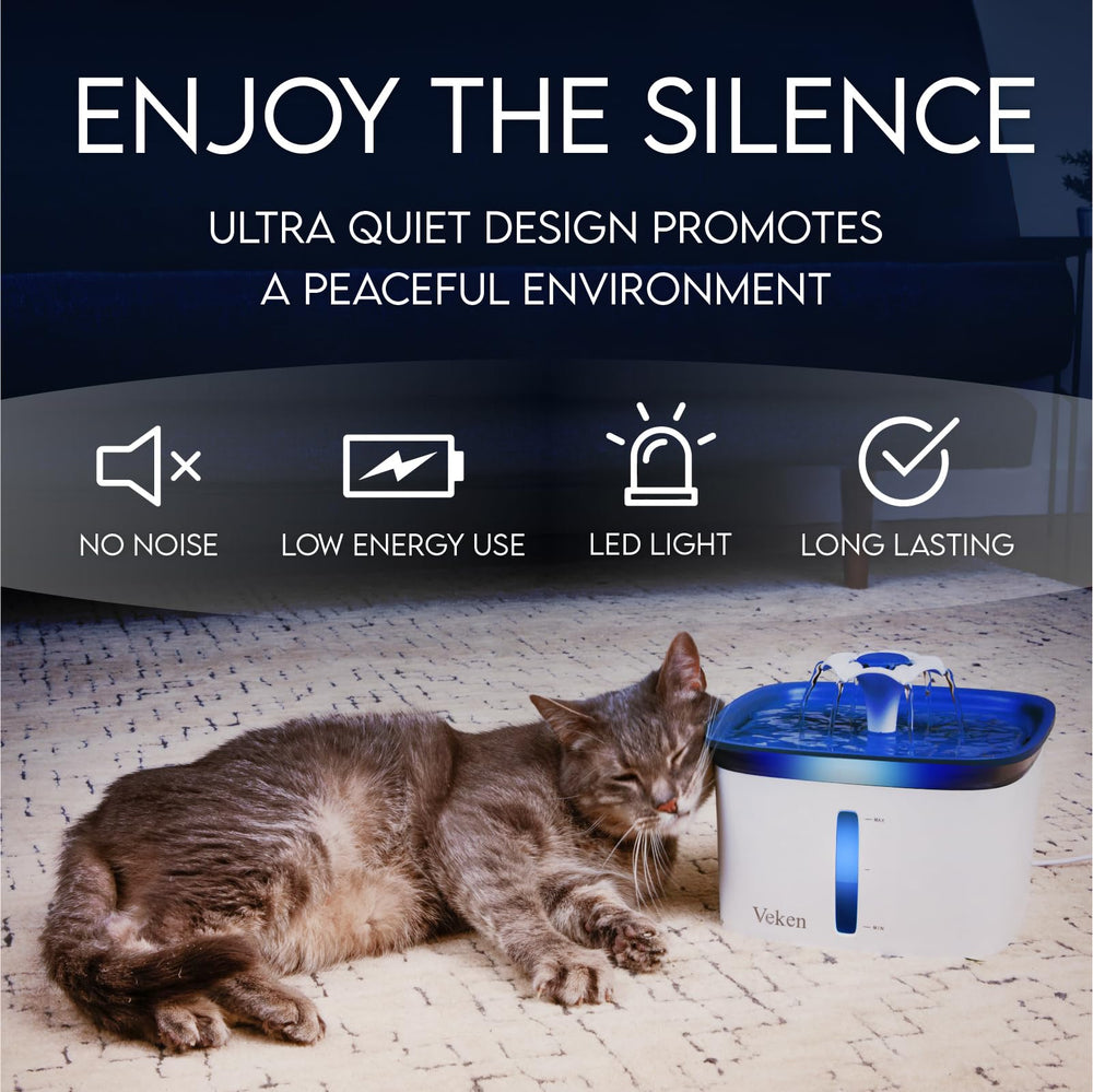 Veken ultra quiet pump operating quietly in a home