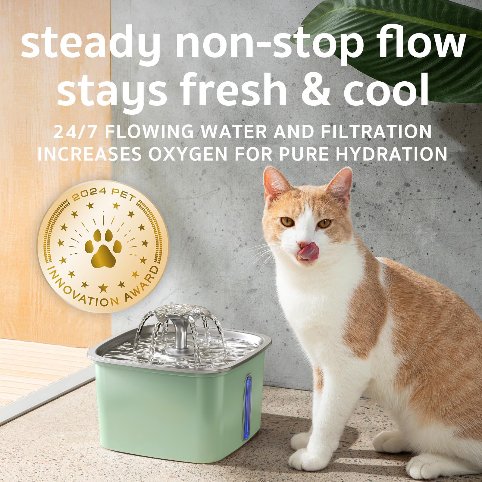 Veken replacement filters pack ensures ongoing filtration and fresh water.