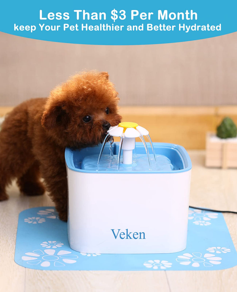 Veken recommended soak-and-rinse before use minimizes carbon dust and keeps water clearer.