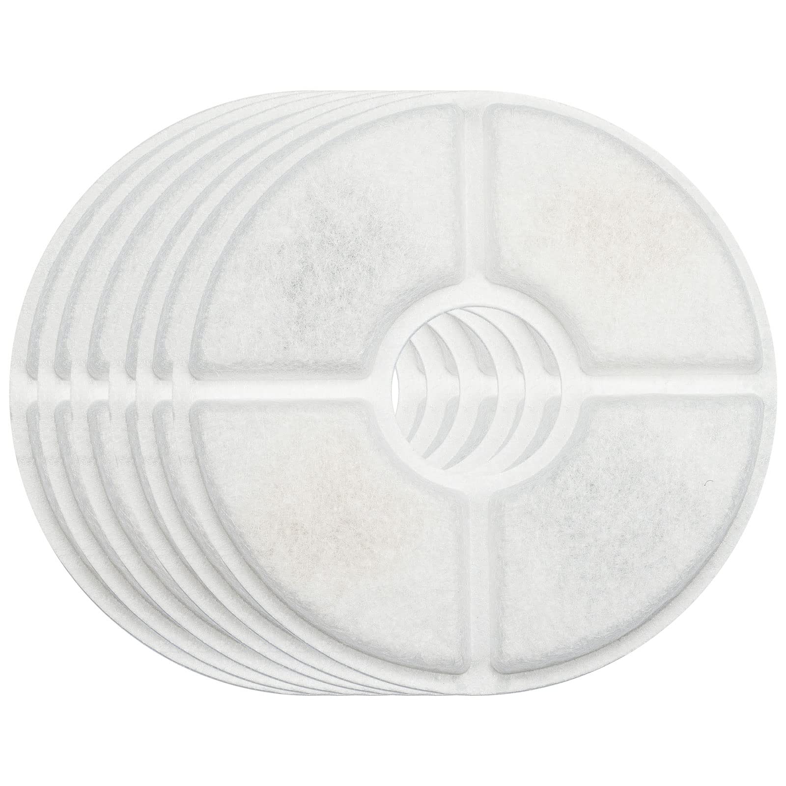 Vekonn cat fountain filters six-pack packaged for quick replacement