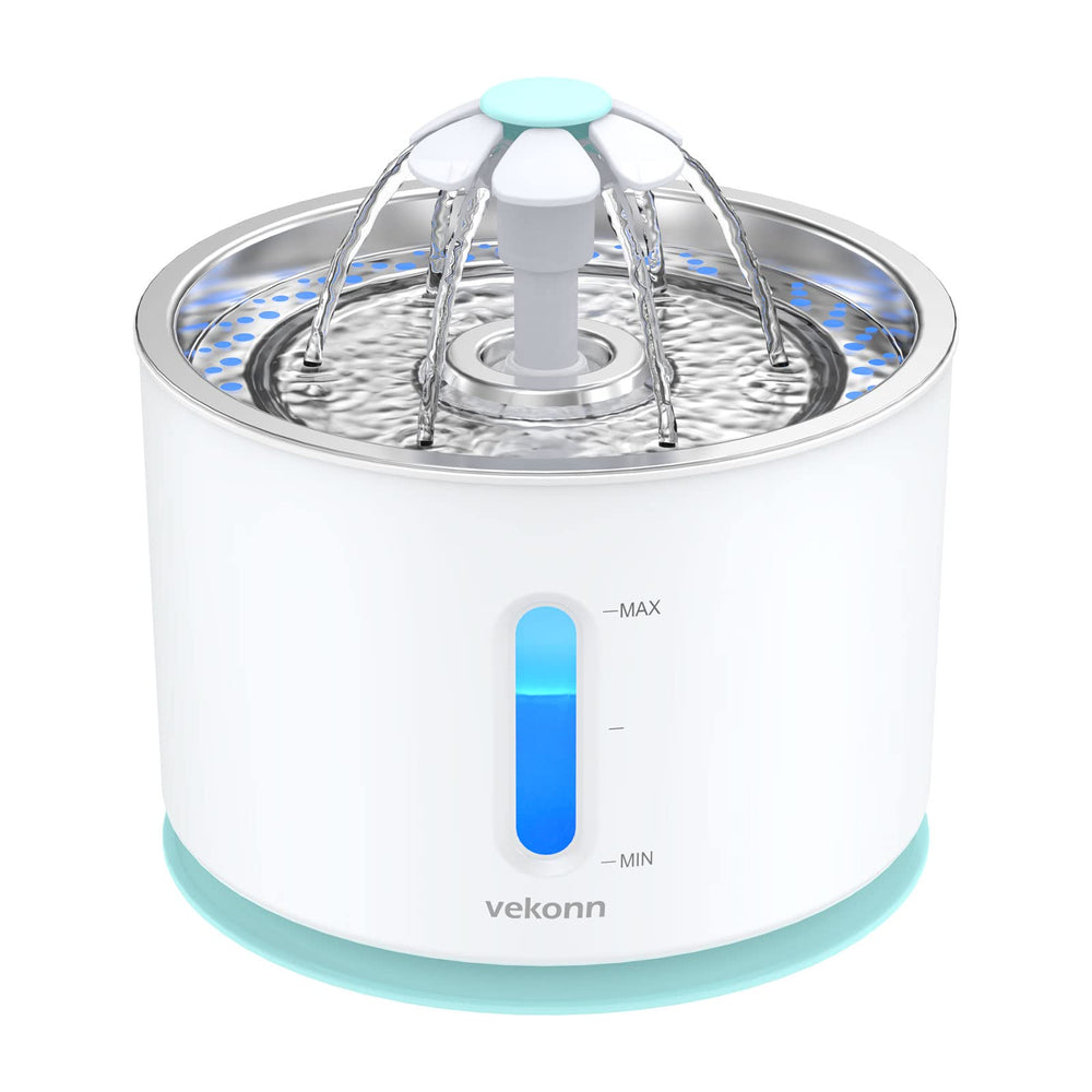 Vekonn cat fountain water after filtration offers crisp, fresh-tasting water