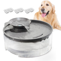 Vekonn dog water fountain 169oz capacity supports clean, on-hand hydration for multi-pet households